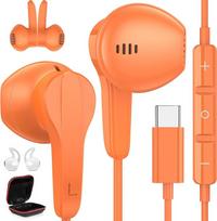 USB-C ausinės, skirtos „Samsung Galaxy A36“, „A56“, „A57“, „A37“, „A26“, „A27 5G“, „S25“, „S26 Ultra“ | Magnetinės USB-C ausinės su mikrofonu, ausinės su laidu, skirtos „iPhone 17 Pro Max“, „16“, „Pixel“, „10“, „9“, „Xiaomi P“„OCO X8“