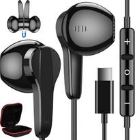 USB-C ausinės, skirtos „Samsung Galaxy A36“, „A56“, „A57“, „A37“, „A26“, „A27 5G“, „S25“ ir „S26“