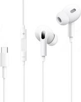 USB-C ausinės, USB-C ausinės su įmontuotu mikrofonu, garsumo reguliatoriumi, Hi-Fi stereo, C tipo laidinės ausinės, skirtos „iPhone 17“, „16“, „15“, suderinamos su „Samsung Galaxy S24“, „S23“, „S22“, „S21“