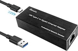 USB-C į Ethernet adapteris, 1Gbps „Type-C 3.0“ į RJ45 Ethernet LAN tinklo adapteris, suderinamas su „macOS“, „Windows XP“, „Vista“, „7“, „8“, „8.1“, „10“, „11“, „Linux“, UEFI UNDI, aliuminio korpusas, maitinimas iš magistralės