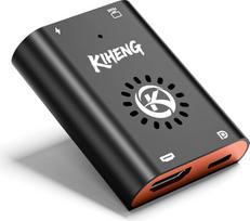 USB-C į USB-C/HDMI dviejų ekranų adapteris, maitinimo tiekimas į AR akinius ir HDMI/USB-C monitorius, tuo pačiu įkraunant „Steam Deck“, „ROG Ally“, „Switch 2“; suderinamas su 4K 144 Hz, įmontuotas ventiliatorius