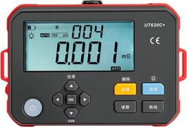 UT620C + mikroommetras / 4 laidų matavimas / nuolatinės srovės mažos varžos testeris / ommetras / USB ryšys / duomenų saugojimas