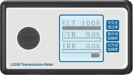 UVB matuoklis, nešiojamas saulės plėvelės pralaidumo matuoklis LS160. Langų tamsinimo su UV ir IR atspindėjimu bandymas. Matomos šviesos pralaidumas (LS160A)