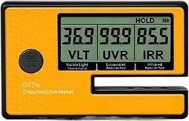 UVB matuoklis. Skaitmeninis automobilių tamsintų stiklų ir saulės apsauginių plėvelių pralaidumo matuoklis GT116. VL pralaidumo matuoklis. IR ir UV šviesos intensyvumo matuoklis