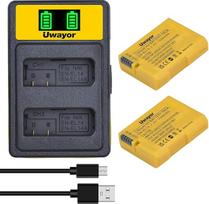 Uwayor EN-EL14 fotoaparato baterija 1500mAh įkroviklio rinkinys, skirtas Nikon D5600 D5500 D5300 D5200 D5200 D5100 D3500 D3400 D3300 D3200 D3100 Coolpix P7800 P787700 P7200 P7100 P7000
