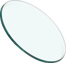 V3VOGUE Stiklo stalviršis, apvalus stalviršis iš 8 mm storio grūdinto stiklo, valgomojo stalas, apvalus stiklinis stalas, skaidrus, skersmuo 38, 50, 65, 85, 100 cm, apvalus stiklinis stalas, "Lazy-Susan" stalas (98 cm)