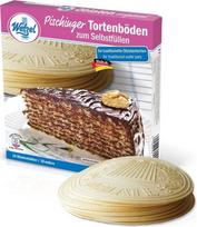 Vafliniai "Pischinger" tortų pagrindai 18 cm skersmens - 10 vnt. | Neužpildyti vafliniai pagrindai "Pischinger" tortams, pyragams ir vafliniams pyragams | Delikatiai traškūs