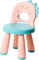 Vaikiška plastikinė rašomojo stalo kėdė - vaikiška taburetė - plastikinė vaikiška kėdė - tinka nuo 2 iki 6 metų - lengvai valoma - ergonomiška sėdynė - dinozauro dizainas - vaikiška sodo kėdė