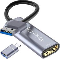 Vaizdo įrašymo plokštė, 4K HDMI į USB 3.0 vaizdo įrašymo plokštė, „Full HD“ 1080p USB vaizdo įrašymo plokštė, skirta „Windows“, „Linux“ ir „Mac OS“ operacinėms sistemoms, skirta kameroms, DV, srautiniams vaizdo įrašams, žaidimams ir tiesioginėms transliac