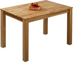 Valgomojo stalas 100% FSC Bonn 110x75x75cm Valgomojo stalas Medžio masyvo stalas virtuvei Kietmedžio stalas Ąžuolo stalas