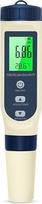 Vandens pH matuoklis, 5-in-1 pH/TDS/EC/druskingumo/temperatūros matuoklis