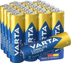 VARTA 20 vnt. AA tipo „Longlife Power“ šarminių „Mignon“ baterijų