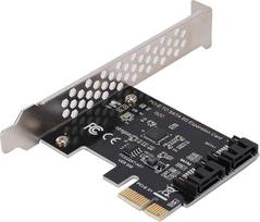 VBESTLIFE PCI-E plokštės: „PCI Express“ į „SATA 3.0“ 2 prievadų „SATA III“ 6Gbps išplėtimo adapterio plokštės