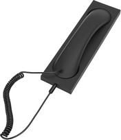 VBESTLIFE retro telefono ragelis, C tipo retro telefonas, laidinio telefono stiliaus ragelis, fiksuotojo ryšio ragelis, skirtas vaizdo konferencijoms, skambučiams ir susitikimams mobiliaisiais telefonais (juodos spalvos)