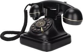 VBESTLIFE Senovinis telefonas, elegantiškas mados Europos retro telefonas, skirtas namų biurui, kavinei, barui dekoruoti Fiksuotas skaitmeninis senovinis telefonas Classic European Retro Landline