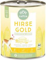 Veganiškas maistas šunims Organic Millet Gold - šlapio maisto meniu su žirniais - mažai purinų - dietinis maistas - 800 g skardinė