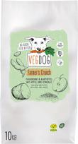VEGDOG Farmer's Crunch Hypoallergenic Dry Food (10 kg) | Suaugę šunys | Be glitimo ir sojos | Mažai purinų | Visavertis maistas alergiškiems šunims su bulvių baltymais