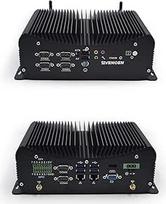 VENOEN Pramoninis mini kompiuteris "Core i7 1165G7", kompiuteris be ventiliatoriaus, I7, dvigubas 2.5Gbe LAN, "Win 11 Pro", 9-36V, 6 RS232/RS485 COM, GPIO, HD, VGA, USB3.0, SIM lizdas, "WiFi", BT4.2, pramoninis kompiuteris, 16GB RAM, 512GB SSD
