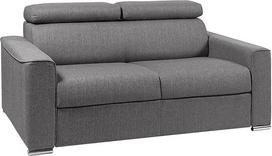 Vente-unique - Sofa lova 2 sėdimų vietų - Gulėjimo paviršius: 120 cm - Čiužinio aukštis: 18 cm su atminties putomis - Audinys - Pilka - Vizir