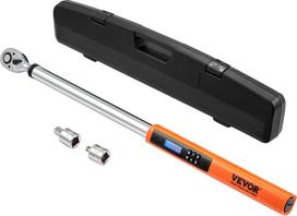 VEVOR sukimo momento raktas 1/2", 34–340 N·m sukimo momento raktas, skirtas dviračiams, motociklams ir automobiliams, ±2 % paklaidos tikslumo sukimo momento raktų rinkinys, 1/2–3/8" ir 1/2–1/4" adapteriai, 72 dantų ratchetinė galvutė