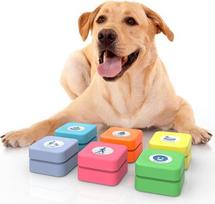 Vhffoso Šuo Clicker Clicker šuo Buzzer su įrašymo funkcija Agility rinkinys Šunų priedai Šunys mygtukas Šunų žaislai Clicker Šunų priedai dideliems šunims Šunys Mygtukai Šunys Mygtukai Šunys Mygtukai Buzzer šuo