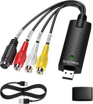 VHS į skaitmeninį keitiklis, USB 2.0 vaizdo įrašymo plokštė, RCA į USB garso ir vaizdo keitiklis, palaikantis VHS, Mini DV, Hi8 ir DVD į skaitmeninį keitimą, skirtas kompiuteriams, televizoriams, „Mac“ ir „Windows Vista“ sistemoms