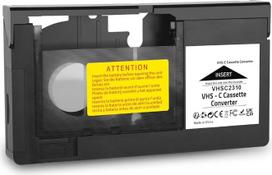VHS–VHS-C kasetės adapteris, vaizdo kasetės grotuvo VHS adapteris, VHS kasetės adapteris, suderinamas su 12 mm SVHS, SVHS-C ir VHS-C į VHS, nesuderinamas su 8 mm / MiniDV / Hi8