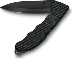 Victorinox Hunter Evoke BS Alox šveicariškas armijos peilis Lauko sulankstomas peilis su 10 cm ašmenimis ir nykščio kaiščiu, 4 funkcijomis, juodas