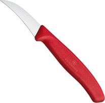 Victorinox Lenktas daržovių peilis, ilgis 60/162 mm - raudonas