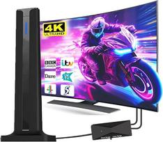Vidaus televizijos antena, skaitmeninės televizijos antena „Smart TV“ su signalo stiprintuvu, nešiojamosios televizijos antenos su stipriu signalu, didelio nuotolio priėmimas, vidaus televizijos antena