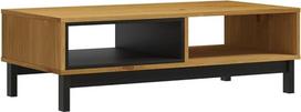 vidaXL FLAM kavos staliukas 100 x 50 x 32,5 cm pušies masyvo medienos