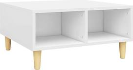 vidaXL Kavos staliukas Skandinaviškas staliukas Svetainės staliukas Kavos staliukas Sofos staliukas Arbatos staliukas Svetainės staliukas Baltas 60 x 60 x 30 cm Medienos medžiaga