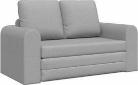 vidaXL Sofa lova 60 cm Debesų pilka audinys Svetainė Šiuolaikinė stačiakampė sofa lova Patvarūs lankstūs miegamojo baldai