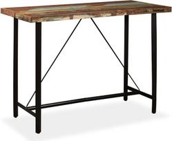vidaXL Solid Reclaimed Wood Bar Table 150x70x107cm Virtuvės valgomojo baldai