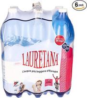 Vienkartinis mineralinis vanduo "Lauretana" (6 x 1,5 l)