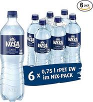 VILSA mineralinis vanduo "Classic", 6 x 0,75 l PET