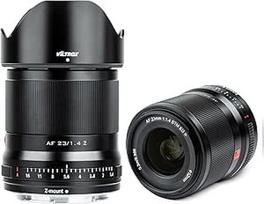 VILTROX 23mm f1.4 Z-Mount pagrindinis objektyvas, skirtas Nikon Z5 Z50 Z6 Z6II Z7 Z7II ZFC (APS-C, automatinis fokusavimas), juodas