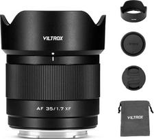 VILTROX 35 mm F1.7 XF automatinio fokusavimo objektyvai, skirti "Fuji X" fotoaparatų montavimo objektyvams Pro standartiniai fotoaparatų objektyvai, suderinami su "Fujifilm" X-T5 X-H2S X-S10 X-T30II X-T20 X-T10 X-T4/-T3/-T2/-PRO3/-M1/-H1