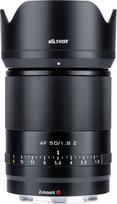 VILTROX 50 mm F1.8 Z-Mount pagrindinis objektyvas, skirtas „Nikon“ Z5, Z50, Z6, Z6II, Z7, Z7II, ZFC pilno kadro fotoaparatams su automatiniu fokusavimu, juodos spalvos