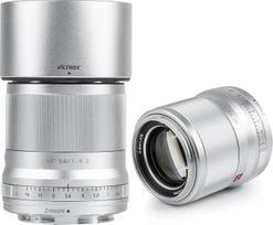 VILTROX 56 mm f1.4 „Z-Mount“ pagrindinis objektyvas, skirtas „Nikon Z5“, „Z50“, „Z6“, „Z6II“, „Z7“, „Z7II“ ir „ZFC“ (APS-C, automatinis fokusavimas), sidabrinis