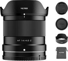 VILTROX AF 14 mm F4.0 „Air“ pilno formato objektyvas, skirtas „Nikon“ Z-Mount fotoaparatams, 112,6° ultraplačiakampis STM autofokusinis pilno formato objektyvas, suderinamas su „Nikon Z-Mount“ fotoaparatais Z5, Z5II, Z50II, Z6II, Z30, Z8, ZFC