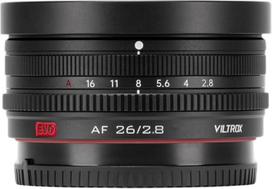 VILTROX AF 26 mm F2.8 EVO autofokuso objektyvas (skirtas „Sony FE“) | Itin plonas „pancake“ tipo objektyvas – universalus pasirinkimas kelionėms