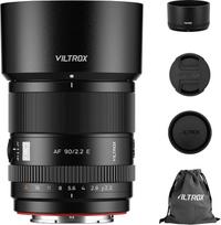 VILTROX AF 90 mm F2.2 f/2.2 EVO APS-C „Portrait E“ objektyvas, skirtas „Sony“ E-mount jungčiai
