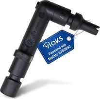 VIOKS sankabos jungiamasis kampas, automatinio kavos aparato atsarginė dalis, skirta „Melitta“ 6783892 | Vandens jungtis, skirta kavos virimo blokui „Caffeo Solo“, „Solo“ ir „Milk“, „Solo Perfect Milk“, „Caffeo CI“, „CI Touch F630“