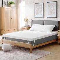 Viskoelastiniai čiužinių antčiužiniai, 120 x 190 x 5 cm, komfortiškas atminties putų antčiužinis "Box Spring" lovai, čiužinio antčiužinis turi nuimamą užvalkalą su reguliuojamais dirželiais
