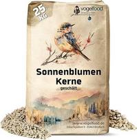 Vogelfood 25 kg saulėgrąžų sėklų be luobelių Prekės ženklas Vogelfood Išbarstytas maistas Žiemos kraikas Šviežias derlius