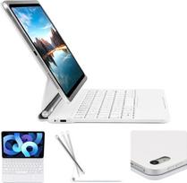 Vokiškos QWERTZ „Magic Keyboard“ dėklas, skirtas „iPad Pro“ 11 colių (1–4 kartos) ir „iPad Air“ 11 colių (M4 2026, M3 2025, M2) bei 10,9 colių „Air“ (4-osios/5-osios kartos) - Magnetinis klaviatūros dėklas, jutiklinis pelės kilimėlis, 7 spalvų
