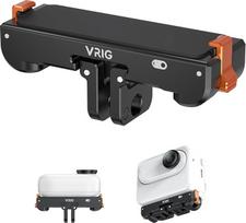 VRIG AC-38 magnetinis greito nuėmimo laikiklis "Insta 360 GO 3" / "GO 3S" veiksmo kameros adapteris 1/4" sriegis ir 2 Zag laikiklis, skirtas trikojams ir asmenukių lazdoms