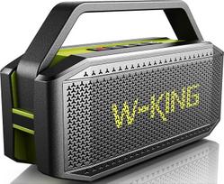 W-KING "Bluetooth" garsiakalbio muzikos dėžutė didelė (100 W max) 60 W IPX6 garsiakalbių dėžutės "Bluetooth" dėžutė "Deep Bass", nešiojamasis garsiakalbis lauko vakarėlio garso dėžutė "Boombox", "PowerBank/40H/TF Card/AUX/EQ/NFC