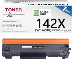 W1420X 142X tonerio kasetė, suderinama su HP 142X, 142A, W1420A, skirta spausdintuvams „HP LaserJet Pro M110w“, „M110“, daugiafunkciniams spausdintuvams „M140w“, „M140“, „M139w“ ir „M139“ (didelės talpos, 1 juodas)